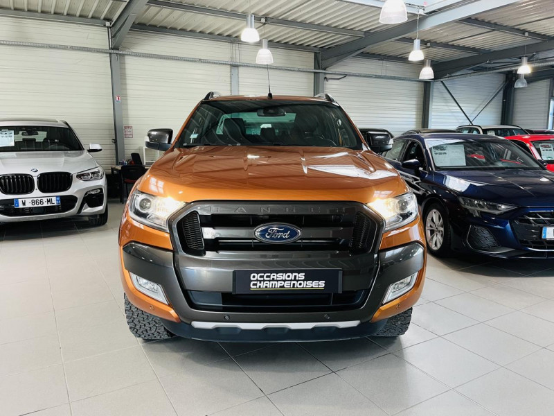 Photo 2 de l'offre de FORD RANGER DOUBLE CABINE  3.2 ECOBLUE 200 4X4 BV6 WILDTRAK à 29990€ chez Occasions Champenoises