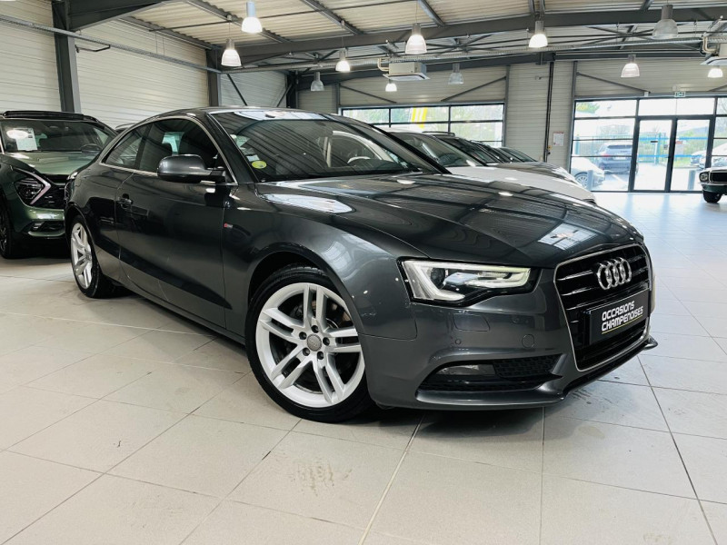 Audi A5  V6 3.0 TDI 204 S line Multitronic DIESEL Daytona Gray Pearlescent Occasion à vendre