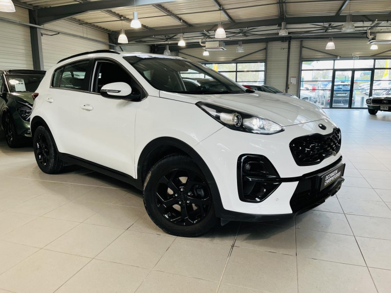 Kia SPORTAGE 1.6 CRDi 136ch MHEV ISG BVM6 4x2 Black Edition DIESEL (HW2) DELUXE WHITE Occasion à vendre