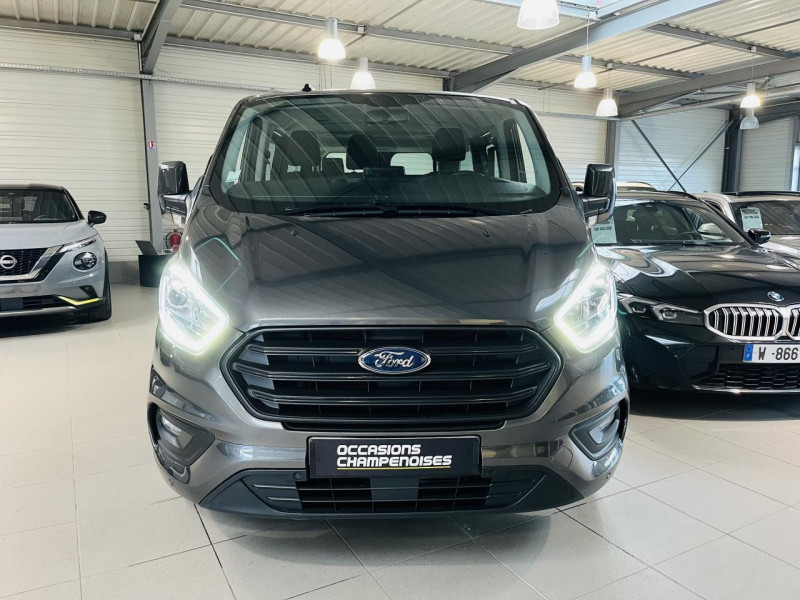 Photo 2 de l'offre de FORD TRANSIT CUSTOM KOMBI 320 L2H1 2.0 EcoBlue 130 Trend Business 9 places à 29990€ chez Occasions Champenoises