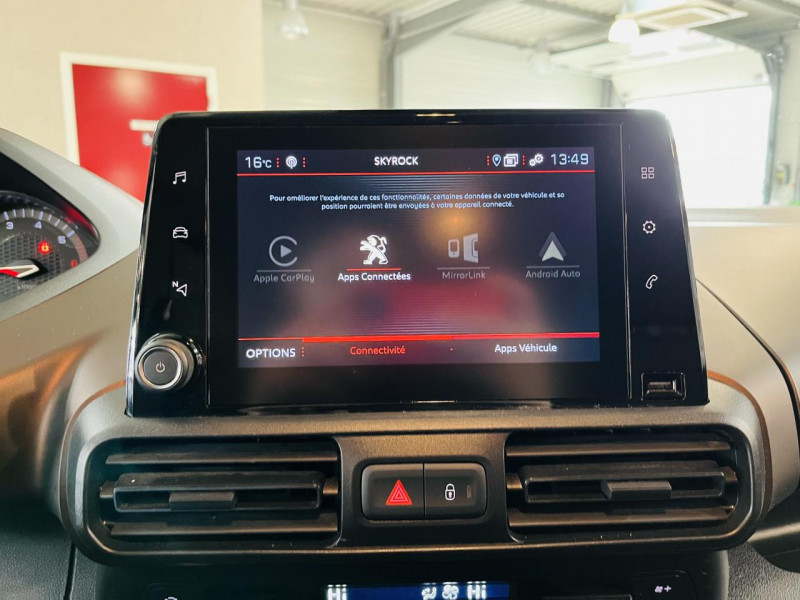 Photo 7 de l'offre de PEUGEOT RIFTER Standard BlueHDi 130 S&S EAT8 GT Line à 19990€ chez Occasions Champenoises