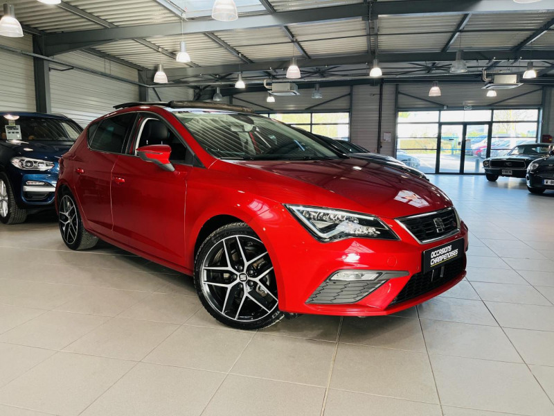 Seat LEON 2.0 16V TDI CR - 150 Start & Stop - BV DSG 7  FR DIESEL ROUGE FONCE Occasion à vendre