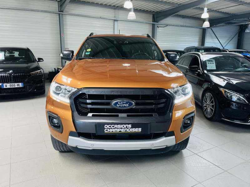 Photo 2 de l'offre de FORD RANGER DOUBLE CABINE  3.2 ECOBLUE 200 4X4 BV6 WILDTRAK à 32990€ chez Occasions Champenoises