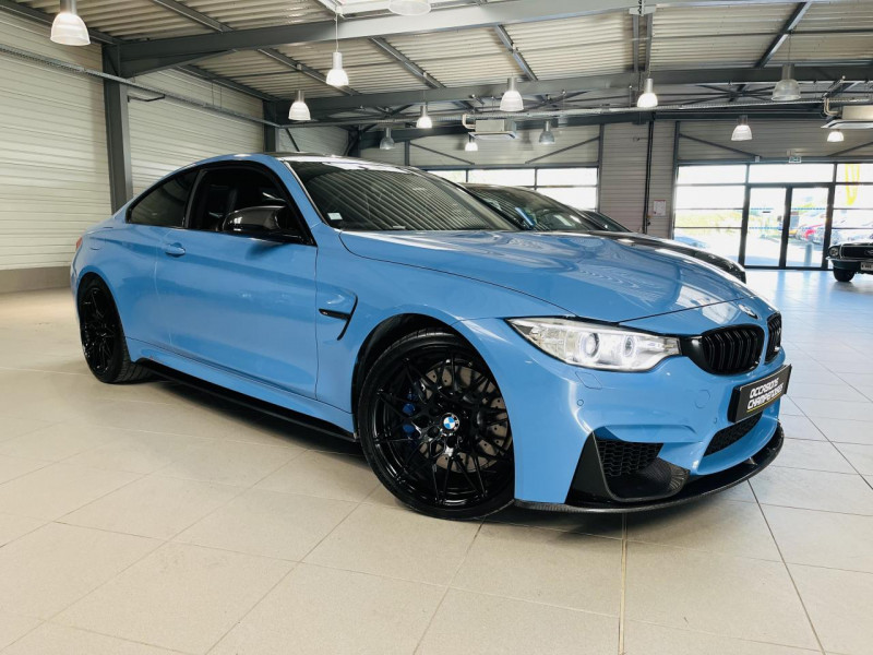 Bmw M4 COUPE   450 ch F82 M DKG7 Competition ESSENCE YAS MARINA BLAU METALLIC Occasion à vendre