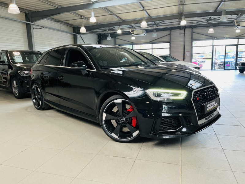Audi RS3 SPORTBACK 2.5 TFSI 400 S tronic 7 Quattro ESSENCE Mythos Black Metallic Occasion à vendre