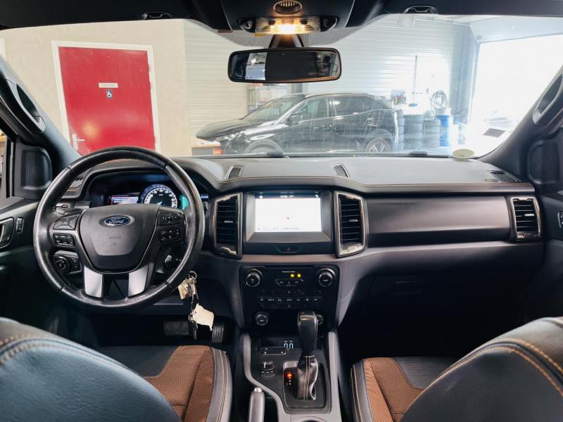 Photo 3 de l'offre de FORD RANGER Double Cabine 3.2 TDCi 200 4X4 BVA6 WILDTRAK à 27490€ chez Occasions Champenoises
