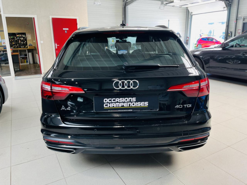Photo 21 de l'offre de AUDI A4 AVANT 40 TDI 190 S tronic 7 Design à 25490€ chez Occasions Champenoises