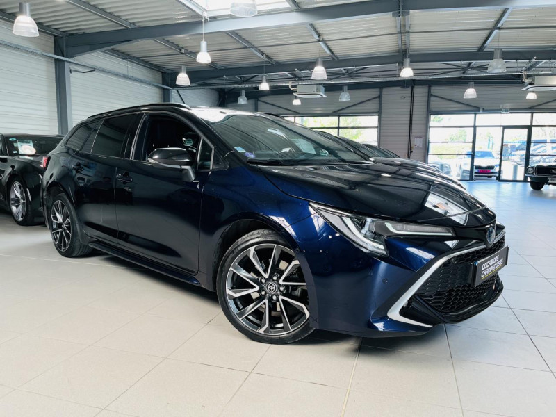 Toyota COROLLA TOURING SPORT 184h Collection Hybride BLEU FONCE Occasion à vendre