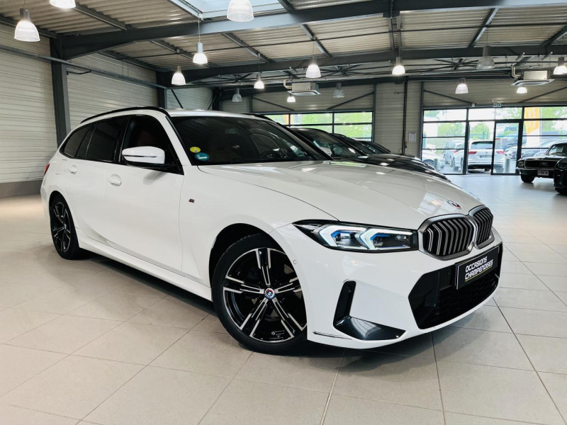 Bmw serie 3 touring 320d 190 G21 LCI M Sport BVA 8 DIESEL BLANC Occasion à vendre