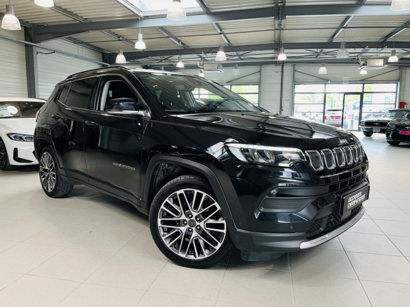 Jeep COMPASS 1.6 MultiJet 130 Limited PHASE 2 DIESEL NOIR Occasion à vendre