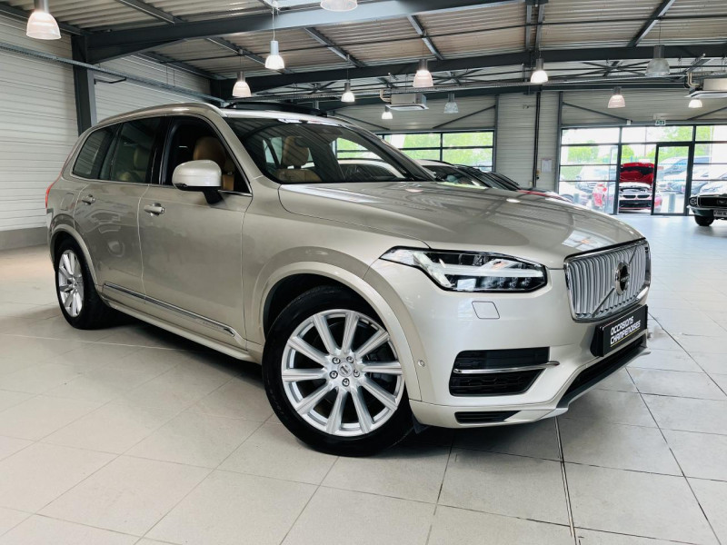 Volvo XC90  T8 Twin Engine AWD 320 + 87 Inscription Geartronic 7pl Hybride BEIGE CLAIR Occasion à vendre