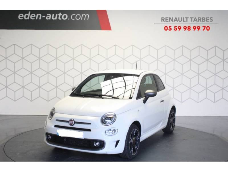 Fiat 500 1.2 69 ch S Plus essence blanc Occasion à vendre