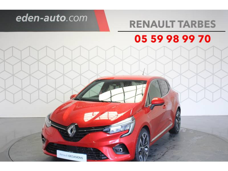 Renault Clio V E-Tech 140 Intens hybride essence électrique rouge Occasion à vendre