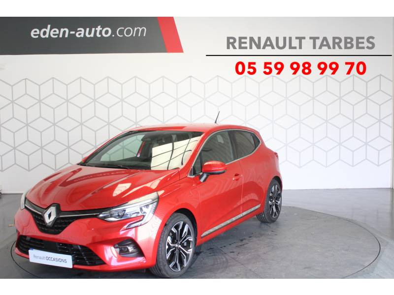 Renault Clio V E-Tech 140 Intens hybride essence électrique rouge Occasion à vendre