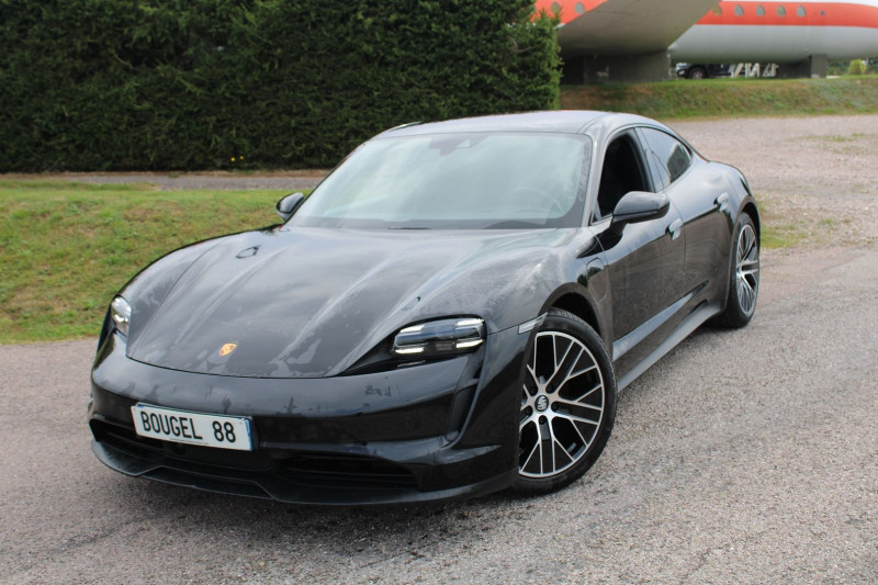 Porsche TAYCAN PERFORMANCE ELECTRIQUE 380 CV CAMÃRA CUIR FULL LEDS GPS SIEGES ELECT. REGULATEUR TOIT PANO Electrique NOIR DIAMANT Occasion à vendre