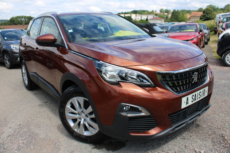 Peugeot 3008 III 1L2 ESSENCE 130 CV ACTIVE GPS MÃDIA USB REGULATEUR BLUETOOTH LEDS CLIM AUTO BV6 Essence MARRON COOPER Occasion à vendre