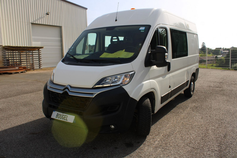 Photo 4 de l'offre de CITROEN JUMPER 35 L2H2 CONFORT 2L BLUEHDI 130 CV BOITE 6V GPS USB REGULATEUR BLUETOOTH 7 PLACES à 18900€ chez Bougel transactions