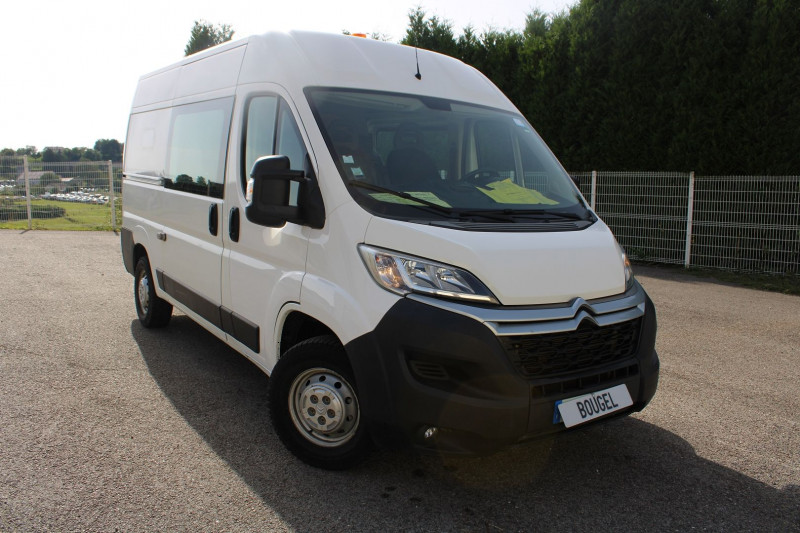 Citroen JUMPER 35 L2H2 CONFORT 2L BLUEHDI 130 CV BOITE 6V GPS USB REGULATEUR BLUETOOTH 6 PLACES Diesel BLANC UTILE Occasion à vendre