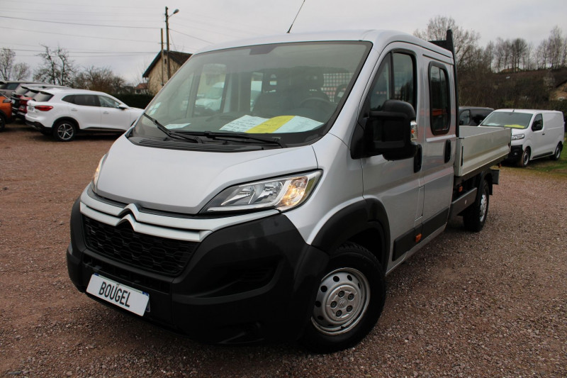 Citroen JUMPER PLATEAU GPS 3D PLATEAU=3M30 "7 PLACES" 2L HDI 160 CV ATTELAGE BLUETOOTH TVA=18250 E HT Diesel GRIS CLAIR UTILE Occasion à vendre