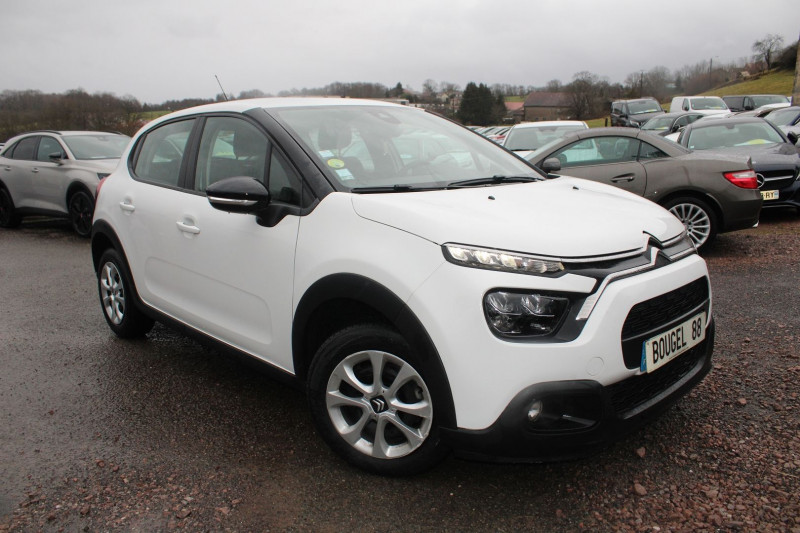Citroen C3 PHASE 4 FEEL BUSINESS BLUE HDI 100 CV GPS 3D FULL LED MP3 USB RADAR BLUETOOTH RÃGULATEUR Diesel BLANC BANQUISE Occasion à vendre