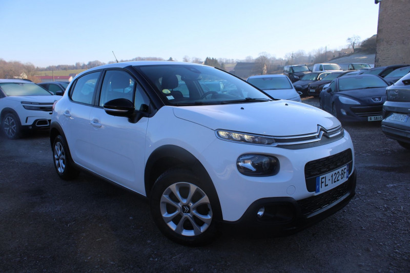 Citroen C3 III FEEL BUSINESS BLUE HDI 100 CV GPS 3D CLIM AUDIO USB RADAR BLUETOOTH RÃGULATEUR Diesel BLANC BANQUISE Occasion à vendre