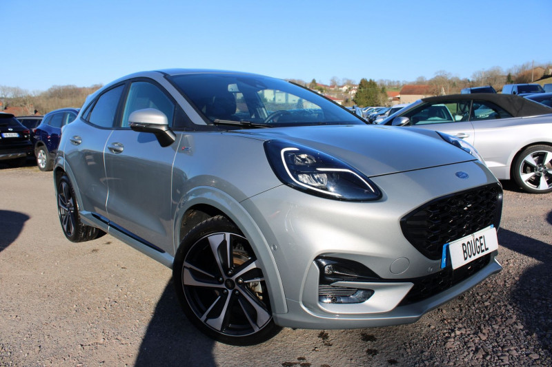 Ford PUMA FLEXIFUEL 125 CV MHEV ST-LINE X GPS 3D CAMÃRA JA 19 I-COKPIT FULL LED PK ASSIST Essence GRIS MATTER Occasion à vendre