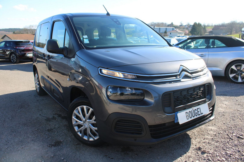 Citroen BERLINGO 4 LIVE 1L5 BLUE HDI MULTISPACE CLIM AUDIO MP3 BLUETOOTH RÃGULATEUR ROUE DE SECOURS Diesel GRIS PLATINIUM Occasion à vendre