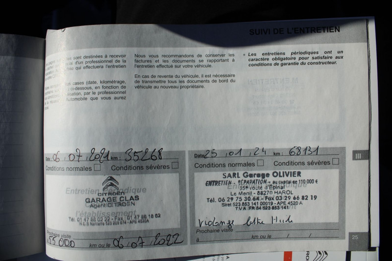 Photo 14 de l'offre de CITROEN C3 AIRCROSS FEEL BUSINESS BLUE HDI 100 CV GPS 3D CLIM AUDIO USB RADAR BLUETOOTH RÃGULATEUR à 12990€ chez Bougel transactions