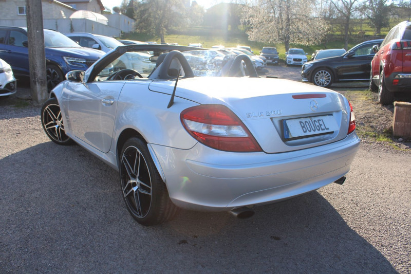 Photo 3 de l'offre de MERCEDES-BENZ CLASSE SLK CABRIOLET 200 KOMPRESSOR 163 CV CLIM AUDIO CUIR SPORT JA 18 TELEPHONE RÃGULATEUR à 11900€ chez Bougel transactions
