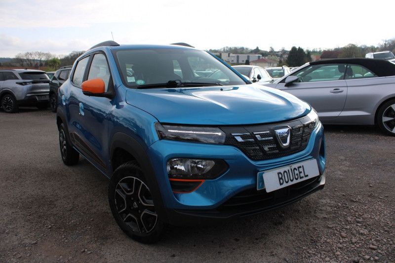 Dacia SPRING CONFORT PLUS ELECTRIC 45 CV CLIM USB GPS 3D CAMÃRA JA 14 LIMITEUR ACHAT INTEGRAL Electrique BLEU AZZURITE Occasion à vendre