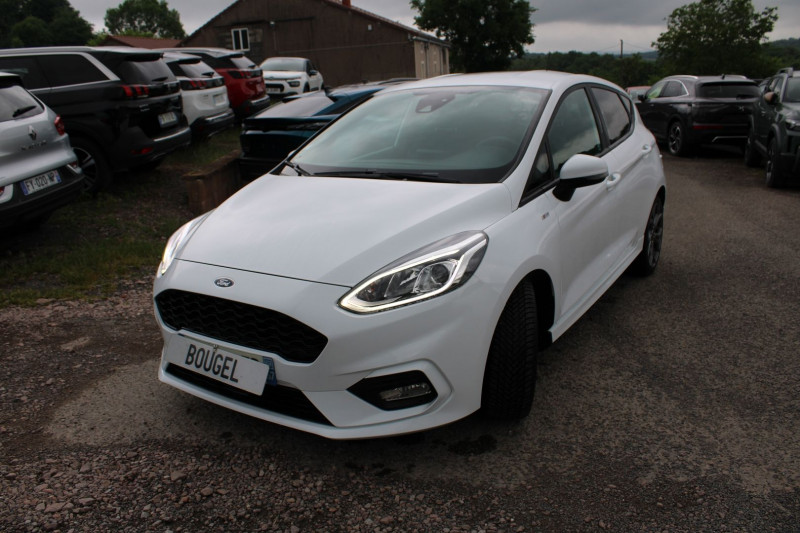 Photo 4 de l'offre de FORD FIESTA ST-LINE 125 CV ECOBOOST GPS CARPLAY AUDIO USB JA 17 RADAR BLUETOOTH RÃGULATEUR à 11990€ chez Bougel transactions