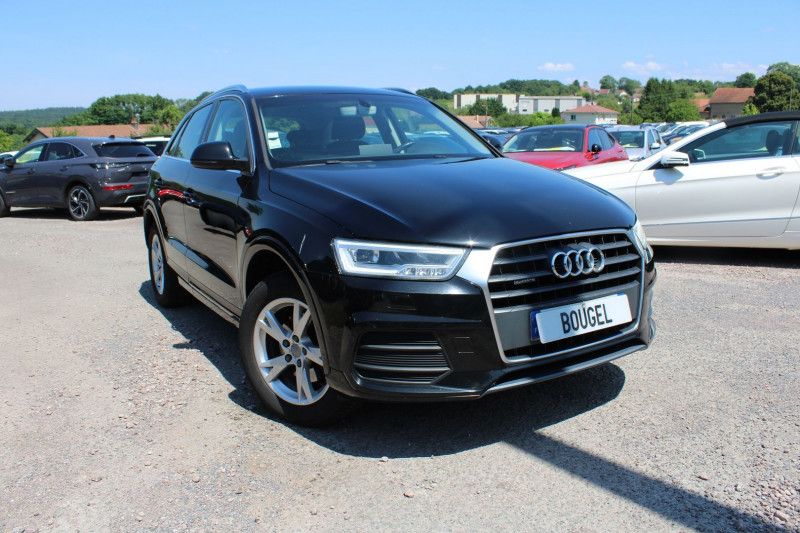 Audi Q3 AMBITION 2L TDI 150 CV "QUATTRO" GPS FULL LED JA 17 RADAR BLUETOOTH RÃGULATEUR Diesel NOIR INTENSE Occasion à vendre