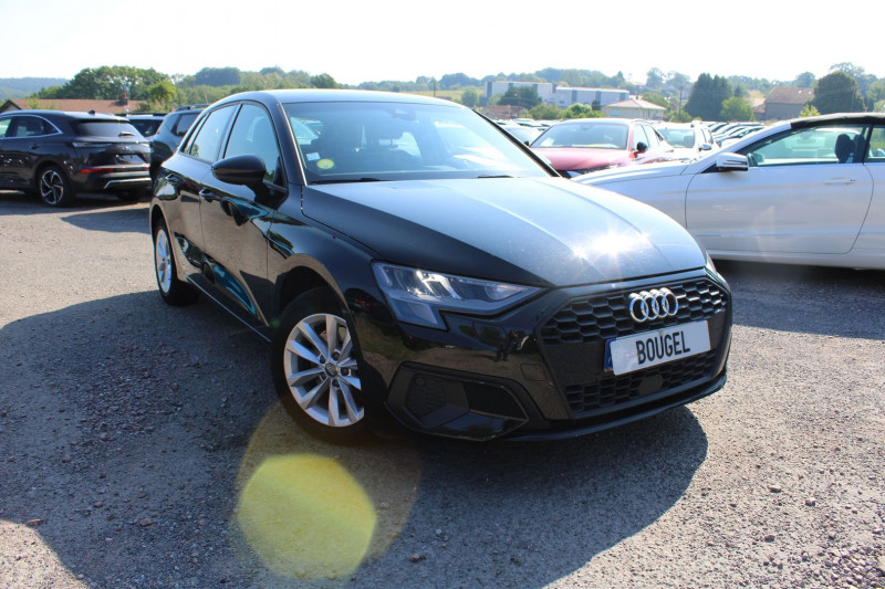 Audi A3 SPORTBACK 30 TDI 116 CV BUSINESS LINE GPS 3D I-COKPIT AUDIO USB JA 16 FULL LED RÃGULATEUR Diesel NOIR INTENSE Occasion à vendre