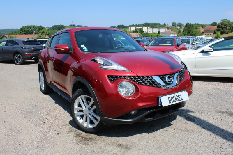 Nissan JUKE TEKNA 1L5 DCI 110 CV GPS 3D CAMÃRA MP3 JA 17 USB XÃNON+LED TOIT PANO RÃGULATEUR Diesel ROUGE PASSION Occasion à vendre