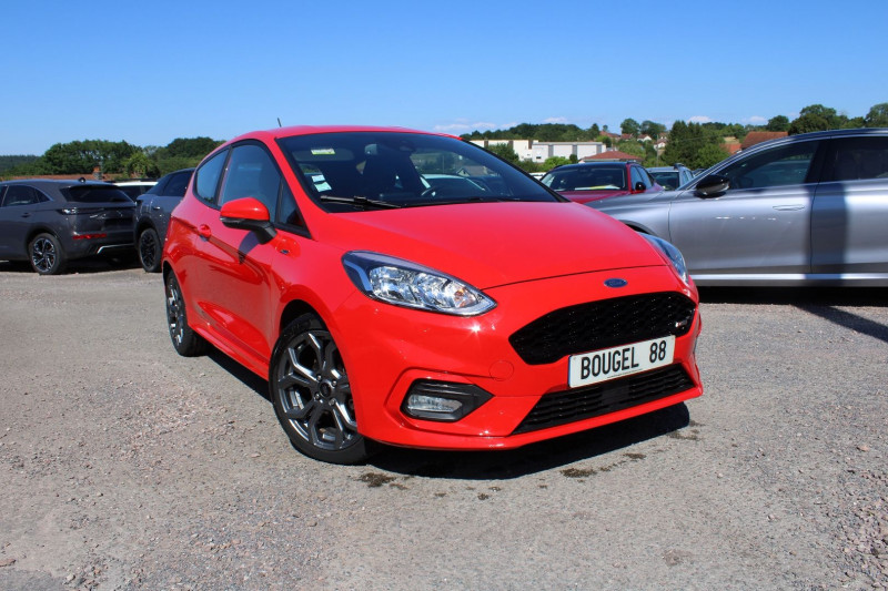 Ford FIESTA ST-LINE SPORT 140 CV ECOBOOST GPS 3D ANDOID USB JA 17 RADAR BLUETOOTH RÃGULATEUR Essence ROUGE PASSION Occasion à vendre