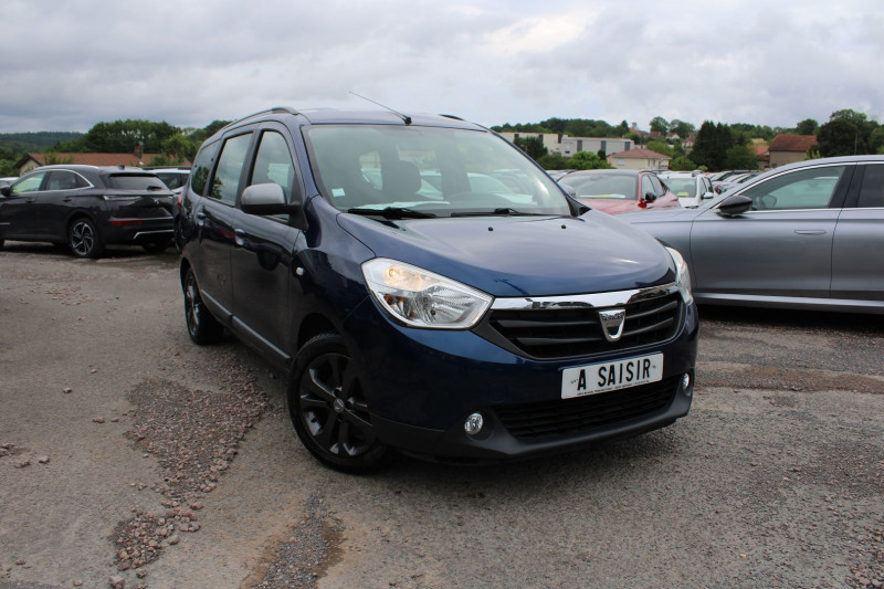 Dacia LODGY 1L2 TCE 115 CV SILVER LINE 7 PLACES RÃGULATEUR BLUETOOTH CLIMAT GPS USB  ABS Essence BLEU COSMOS Occasion à vendre