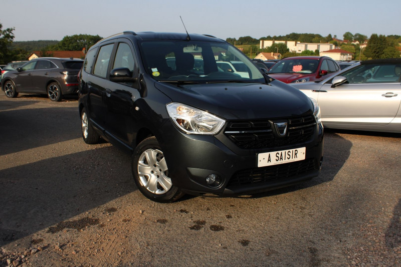 Dacia LODGY LAURÃATE DCI 95 CV 7 PLACES BOITE 6V GPS USB RÃGULATEUR BLUETOOTH CLIMAT  ABS Diesel GRIS COMÃTE Occasion à vendre
