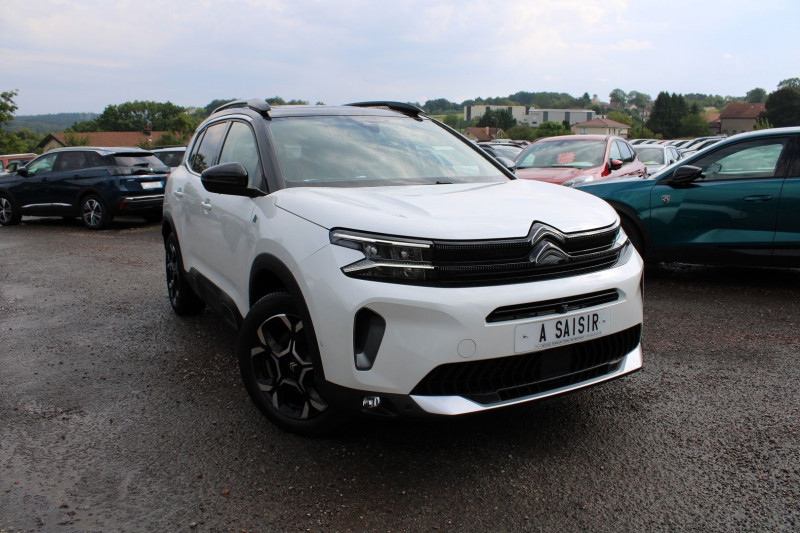 Citroen C5 AIRCROSS II MAX 180 CV HYBRIDE GPS 3D CAMÃRA USB JA 18 TOIT PANO I-COKPIT BOITE AUTO EAT-8 Hybride BLANC NACRÃ Occasion à vendre