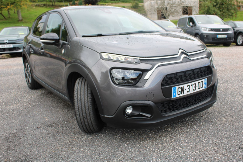 Citroen C3 PHASE 4 C-SERIES BLUE HDI 100 CV GPS MIROR LINK FULL LED USB RADAR BLUETOOTH RÃGULATEUR Diesel GRIS / TOIT NOIR Occasion à vendre
