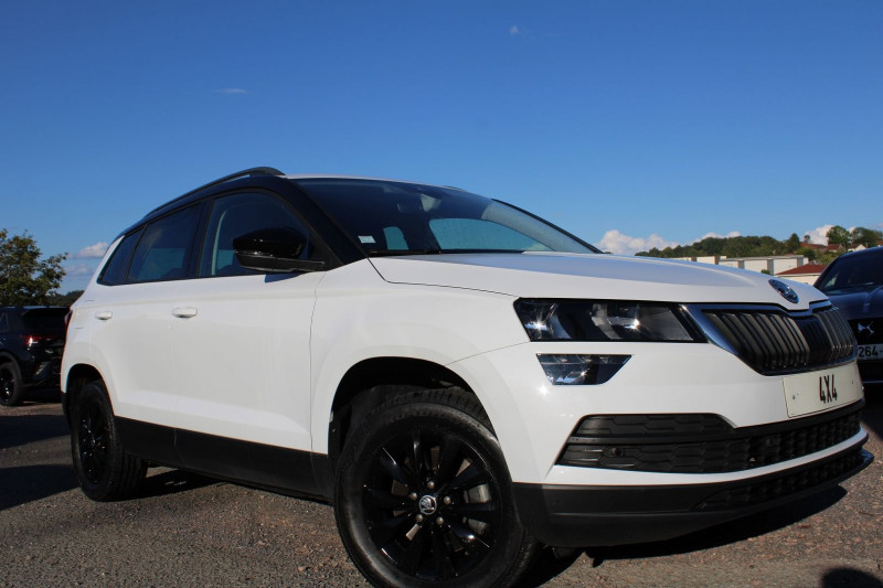 Skoda KAROQ 2.0 TDI 150CH SCR 4X4 DSG EURO6AP Diesel BLANC CRISTAL Occasion à vendre