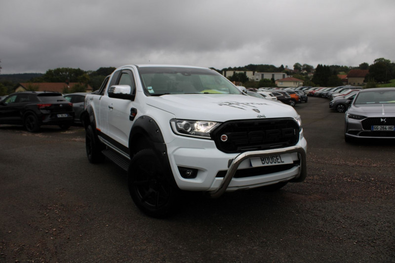 Ford RANGER 4 XLT SUPER CAB "4X4" TDCI 170 CV GPS 3D CAMÃRA USB RIDEAU MARCHE PIEDS ATTELAGE Diesel BLANC ALASKA Occasion à vendre