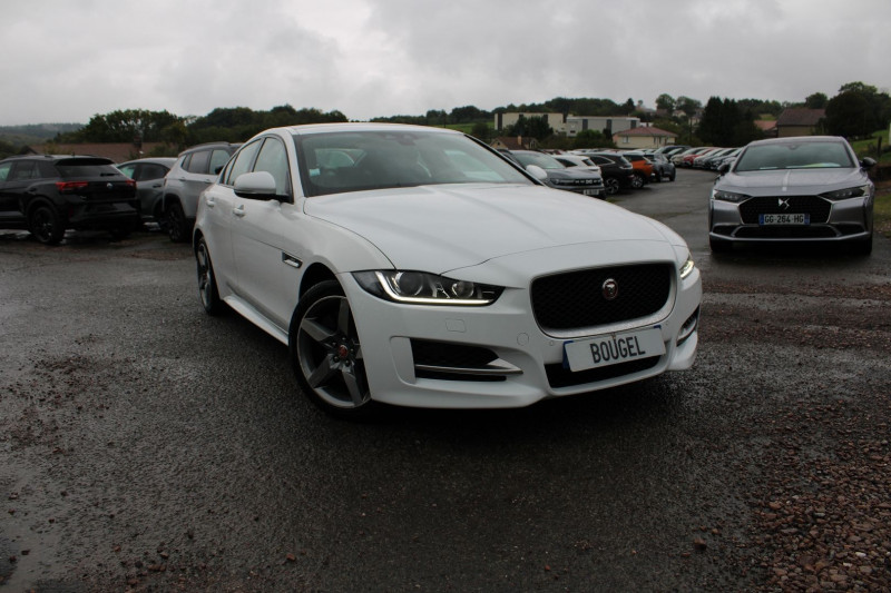 Jaguar XE 2.0D 180CH R-SPORT Diesel BLANC CRISTAL Occasion à vendre