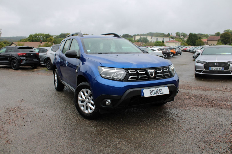 Dacia DUSTER III 1L5 BLUEDCI 115 CONFORT BOITE 6V CAMÃRA GPS 3D USB BLUETOOTH RÃGULATEUR CLIM ABS Diesel BLEU IRON Occasion à vendre