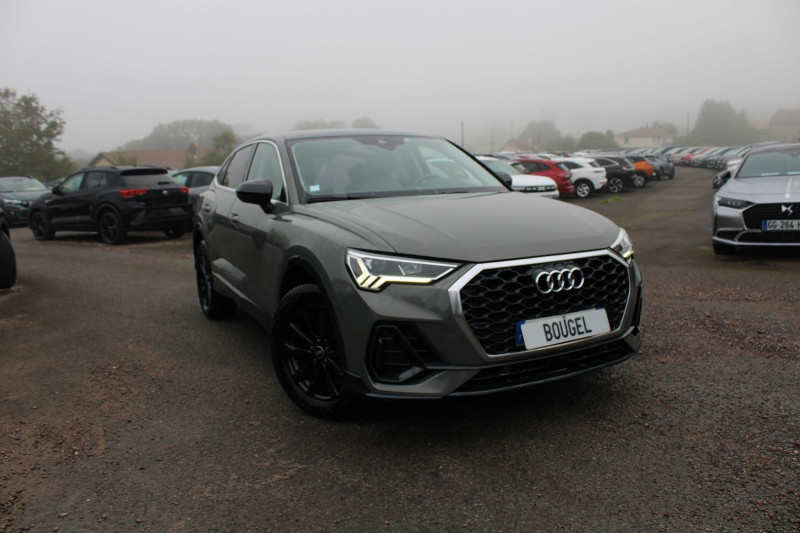 Audi Q3 SPORTBACK BUSINESS LINE 35 TFSI 150 CV GPS 3D CAMÃRA USB JA 18 PK HIVER FULL LED TOIT PANO Essence GRIS NANO Occasion à vendre