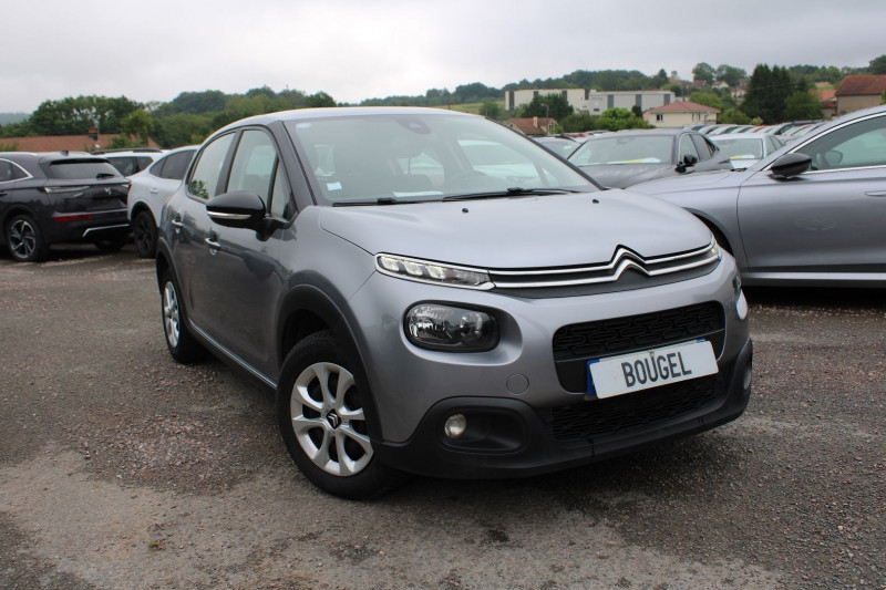 Citroen C3 III FEEL BUSINESS 82 CV ESSENCE GPS 3D CLIM AUDIO MP3 USB RADAR BLUETOOTH RÃGULATEUR Essence GRIS ARTENSE Occasion à vendre