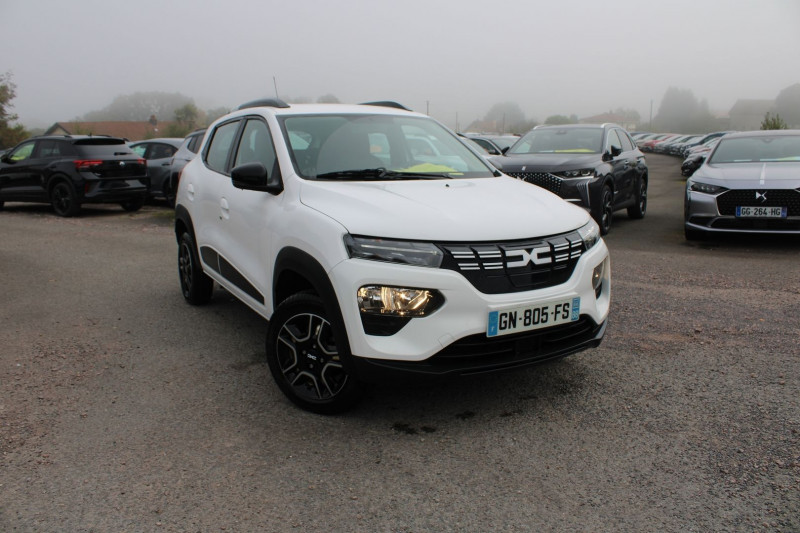 Dacia SPRING II ELECT. CONFORT LIMITEUR BLUETOOTH ABS MI CUIR CLIMAT LEDS               5 PORTES Electrique BLANC CRISTAL Occasion à vendre