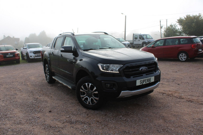 Ford RANGER 2L BITURBO 213 WILDTRAK BOITE AUTO FULL LEDS CAMÃRA GPS RÃGULATEUR ABS ATTELAGE Diesel NOIR DAKOTA Occasion à vendre