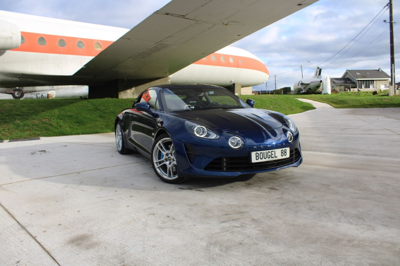 Alpine A110 SPORT 1L8 TURBO 252 BOITE AUTO +PALETTE GPS CAMÃRA BACQUET FOCAL USB FULL LEDS Essence BLEU MODERNA Occasion à vendre
