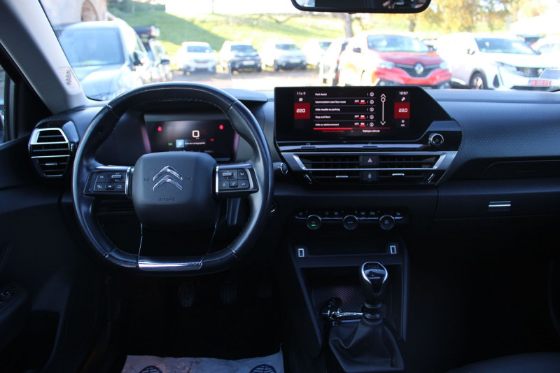Photo 10 de l'offre de CITROEN C4 PHASE SHINE BLUEHDI 110 CV BOITE 6V DIESEL CUIR TOIT OUVRANT CAMÃRA 360 GPS FULL LEDS à 16990€ chez Bougel transactions