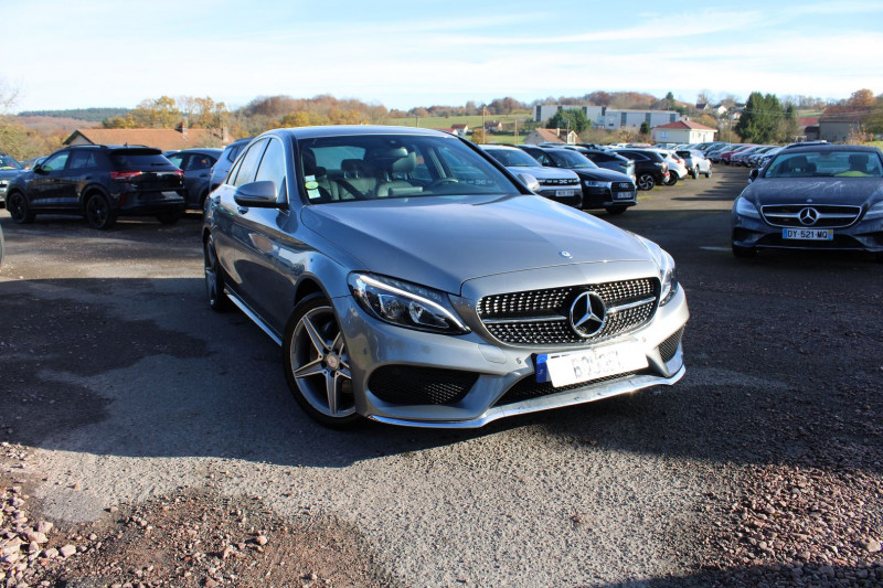 Mercedes-Benz CLASSE C (W205) 200 CDI FASCINATION "PACK AMG" GPS 3D CAMÃRA FULL LED USB JA 18 BOITE 7G-TRONIC Diesel GRIS SELENITE Occasion à vendre